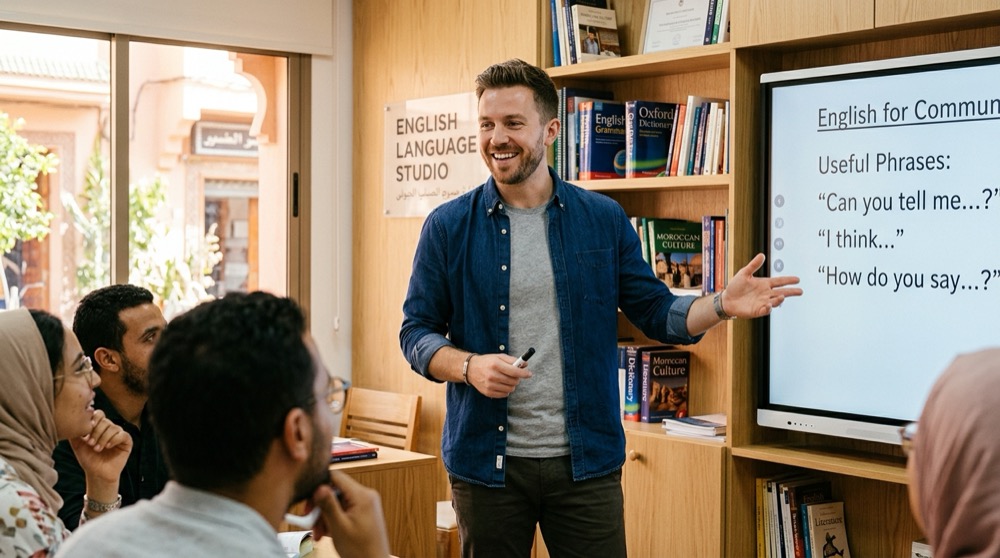 Certified English teacher at Eigo Academy Morocco